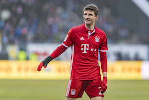 Bayern Munich no contará con Thomas Müller durante tres semanas