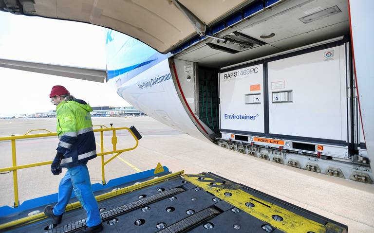 Aeropuerto de Schipol, listo para recibir vacunas contra Covid
