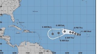 Se forma tormenta Irma en el Atlántico