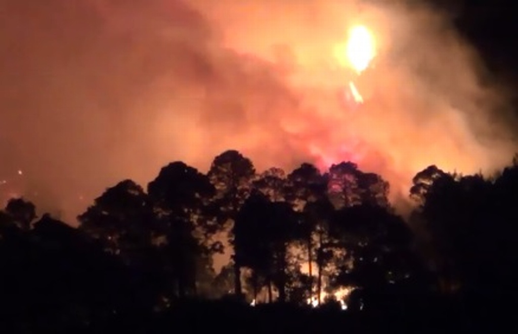 Quema agrícola pudo ser la causa de incendio de grandes dimensiones en Las Vigas: Conafor