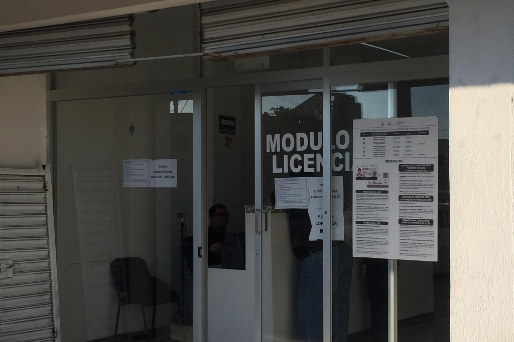¡Aún no hay sistema para tramitar licencias de conducir!