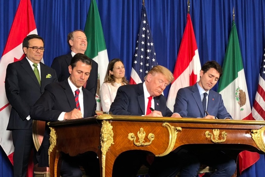 Firman México, Estados Unidos y Canadá el T-MEC en la Cumbre del G20 (+Video)
