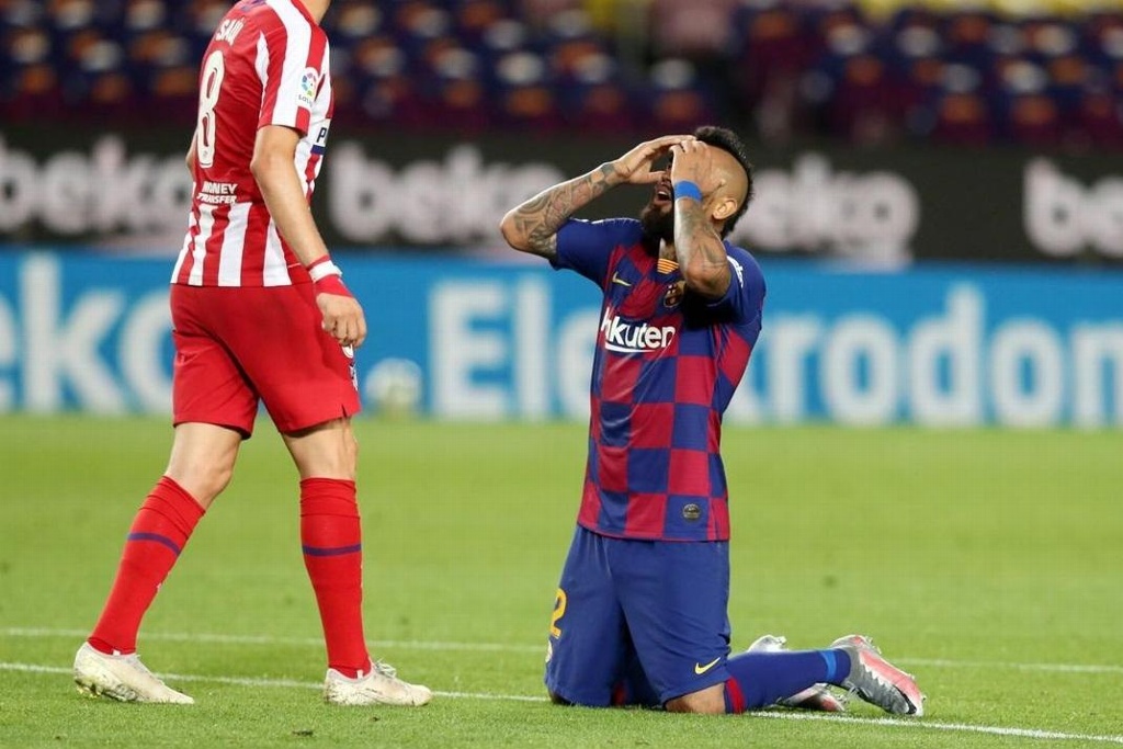 ¡Barcelona empata con el Atlético y cada vez se aleja más del título!