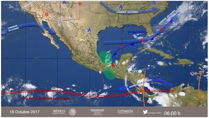 FF5 mantiene el potencial de tormentas en el sur de Veracruz y Tabasco