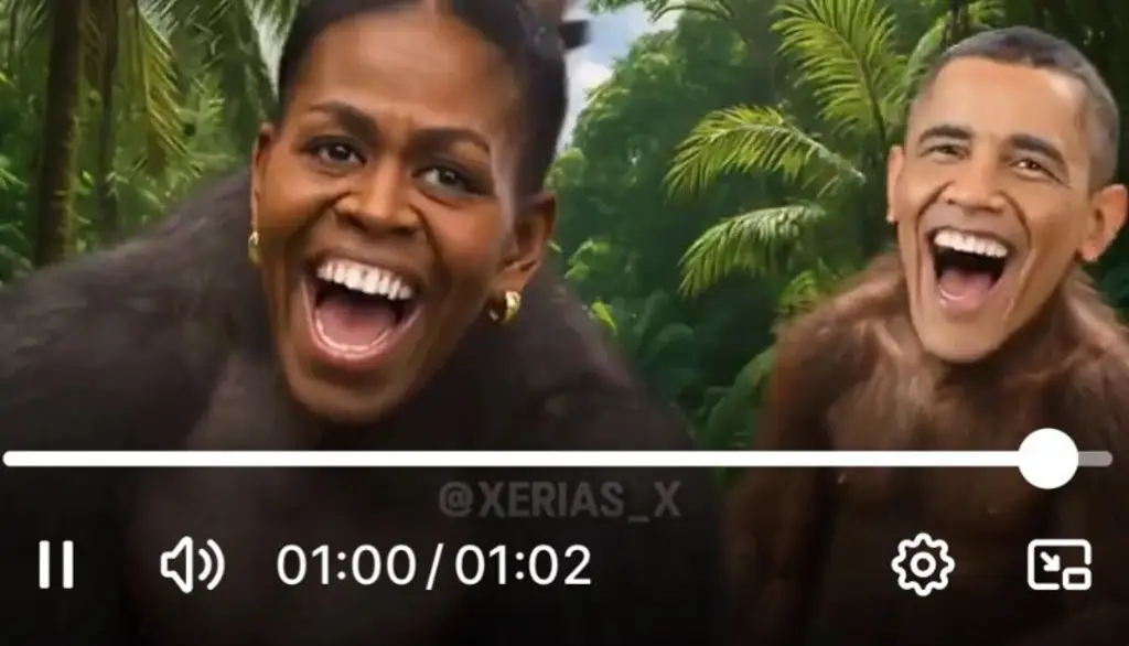 Trump publica vídeo de Barack y Michelle Obama ‘de monos’ (+Video)